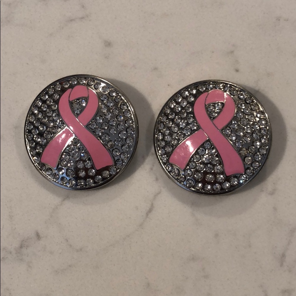 Lindsay Phillips Breast Cancer Ribbon Snaps